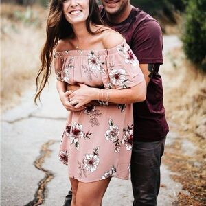 Floral Off-Shoulder Dress